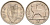 Ирландия 3 пенса 1963 заяц KM 12а медно-никель XF-UNC 4580-928