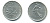 ФРАНЦИЯ 1 ФРАНК 1970 СЕЯТЕЛЬ KM 925.1 никель 57-155