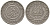 Сирия 1/2 пиастр 1921 KM 68 медно-никель 4592-122