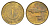 Словения 1 толар 2001 рыбы KM 4 латунь 3996-1248
