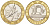 Франция 10 франков 1989 тип Гений Бастилии KM 964.1, Le Frank 375.3 биметалл 4519-234
