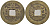 Китай 1 цянь (кэш) ND (1796-1820) династия Цин (1636-1912), Айсиньгёро Юнъянь (1796-1820), диаметр 21 Hartill 22.555, FD 2346, Schjoth 1501 бронза AUC3-8-27
