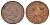 Гернси 1 пенни 1988 Елизавета II (1952-2022), краб KM 40 бронза 4682-445
