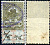 Россия гербовая марка 10 копеек ND (1905-1917) фискальная марка     почтовое гашение 8707-1-2-2