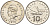 Французская Новая Каледония 10 франков 1972 лодка KM 11 никель  UNC  4610-533