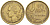 ФРАНЦИЯ 20 ФРАНКОВ 1952 4 ПЕРА KM 917.1, LE FRANC 402.9 алюминиевая бронза 175-645