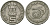 Индия 5 рупий 1995 50 лет ООН KM 156 медно-никель 95-632