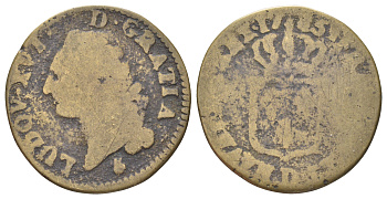 Франция 1 соль 1785 Людовик XVI (1774-1792) KM 578 медь 4707-616