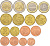 ФИНЛЯНДИЯ ЕВРОНАБОР ИЗ 8 МОНЕТ 2004 1, 2, 5, 10, 20, 50 ЕВРОЦЕНТОВ, 1 И 2 ЕВРО UNC 183-331