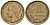 Франция 10 франков 1950 петух KM 915.1, Le Franc 363.2 алюминиевая бронза 188-529