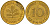 ФРГ 10 пфеннигов 1991 F J. 383, KM 108 сталь плакированная латунью    4603-634