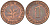 ФРГ 1 пфенниг 1950 F KM 105, J. 380 сталь плакированная медью    4115-113