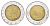 Италия 500 лир 1995 R, Квиринальский дворец в Риме KM 111 биметалл 4704-1022