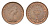 Великобритания 1/2 пенни 1976 Елизавета II (1952-2022) KM 914, Spink 4239 бронза 4697-918
