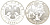 Россия 3 рубля 2009 Сказки народов России Y 1189 серебро PROOF 11-255-21