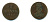 Ганновер 1 пфенниг 1845 A, Эрнст Август (1837-1851) KM 173.1, AKS 126, J. 54 медь 35-735