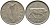 ИРЛАНДИЯ 1 ШИЛЛИНГ 1954 БЫК KM 14а медно-никель 4525-1151