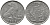 БЕЛЬГИЯ 1 ФРАНК 1939 BELGIE-BELGIQUE KM 120 никель 4385-747