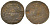 Нюрнберг жетон "Минерва" ND (1814) вес 0,35 гр, диаметр 15 мм 4615-762