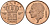 Бельгия 50 сантимов 1992 Belgie KM 149.1 бронза UNC 192-458