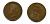 Великобритания 1 пенни 1919 Георг V (1910-1936) КМ 810, Spink 4051 бронза 47-242