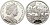 Остров Мэн 1 крона 2005 Награды - Серебряная звезда KM 1226a серебро PROOF 1530-1425