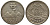 Гватемала 1/4 реала 1897 5 звезд, Испанское правление KM 162 серебро 112-633
