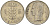 БЕЛЬГИЯ 1 ФРАНК 1953 BELGIE KM 143.1 медно-никель 4546-337
