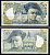 Франция 50 франков 1986 Морис Кантен де Латур, signatures: Strohl / Tronche / Dentaud Pick 152b бумага 8590-7-2-1