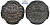 Россия полушка 1708 Петр I (1699-1725), Набережный монетный двор, ..РWССIИ.., без линейного ободка. В слабе ННР XF 40 BN Биткин 2939 R2 медь    15-009-20