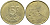 БЕЛЬГИЯ 5 ФРАНКОВ 1986 BELGIQUE KM 163 латунь или алюминевая бронза 4384-831