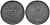 ДАНИЯ 2 ЭРЕ 1952 ФРИДЕРИК IX KM 840.1 цинк 4566-422