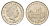 Остров Мэн 10 пенсов 2001 Елизавета II (1952-2022) KM 1039 медно-никель UNC 4121-1132