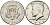 США 1/2 доллара (50 центов) 1966 Джон Кеннеди KM 202a серебро  UNC  4178-816