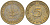 ФРГ 5 ПФЕННИГОВ 1950 J KM 107, J.382 сталь плакированная латунью 4532-615