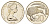 Новая Зеландия 20 центов 1984 Елизавета II (1952-2022), птичка киви, тираж 18.000 экземпляров KM 36 медно-никель PROOFLIKE 87-1045