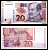 Хорватия 20 кун 2001 Pick 39 a бумага 7191-34-1-2