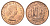 Великобритания 1/2 пенни 1965 Елизавета II (1952-2022) KM 896, Spink 4158 бронза aUNC 4662-1235
