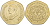 Иордания 1 динар 1995 50 лет FAO KM 62 латунь UNC M11-02