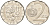 Чехия 2 кроны 1996 KM 9 сталь плакированная никелем 4156-153