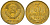 СССР 3 копейка 1991 ЛМД Y 128a, Schon 77 латунь UNC 202-1256