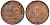 ФРГ 1 пфенниг 1976 F KM 105, J.380 сталь плакированная медью 4174-447