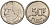 Бельгия 50 франков 1987 Belgie, Бодуэн I (1951-1993) KM 169 никель 4601-116