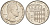 Монако 1 франк 1960 Ренье III (1949-2005) KM 140 никель 190-527