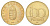 Венгрия 100 форинтов 1996 KM 698 латунь UNC 4692-1115
