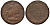 Россия 2 копейки 1757 красный монетный двор, Елизавета Петровна (1741-1762) Биткин 391 медь 221-714