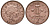 Великобритания 2 пенса 2006 Елизавета II (1952-2022) KM 987, Spink 4690 (C5) сталь плакированная медью 4122-846