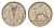 Ирландия 6 пенсов 1967 собака, ирландский волкодав KM 13a медно-никель 4696-529