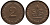 ФРГ 2 ПФЕННИГА 1964 F KM 106, Jager 381 бронза 4546-927