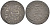 Ливония 1 солид (шелаг, шиллинг) 1645-1654 Шведская оккупация, Кристина (1632-1654), вес 0,58 гр. KM 2 серебро 1517-1043